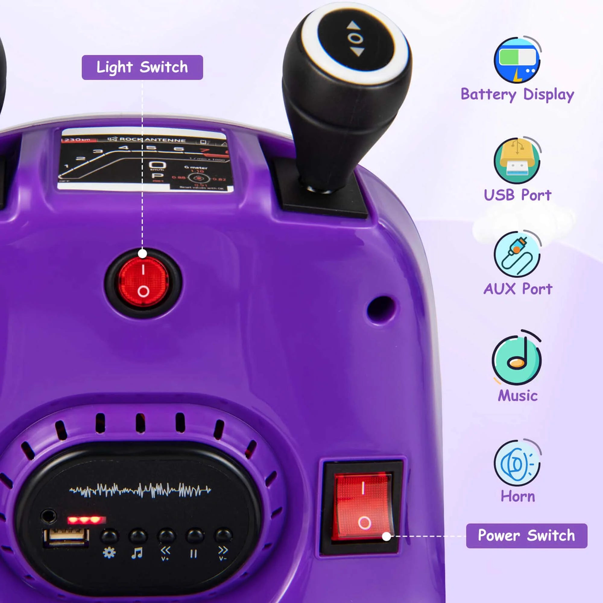 12V Electric Bumper Car for Kids