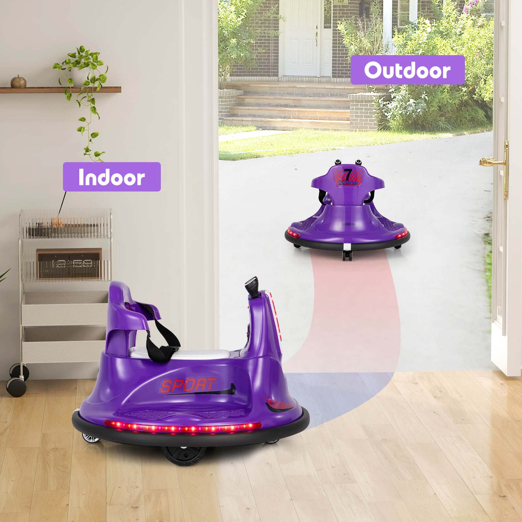 12V Electric Bumper Car for Kids