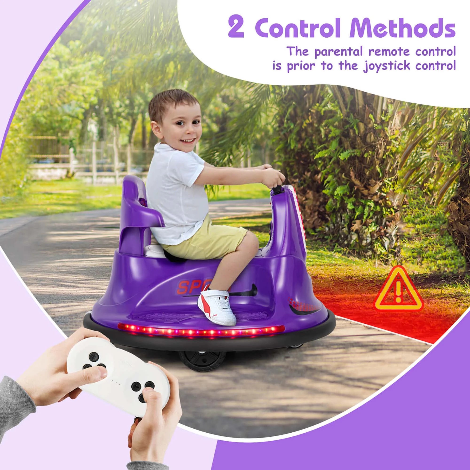 12V Electric Bumper Car for Kids