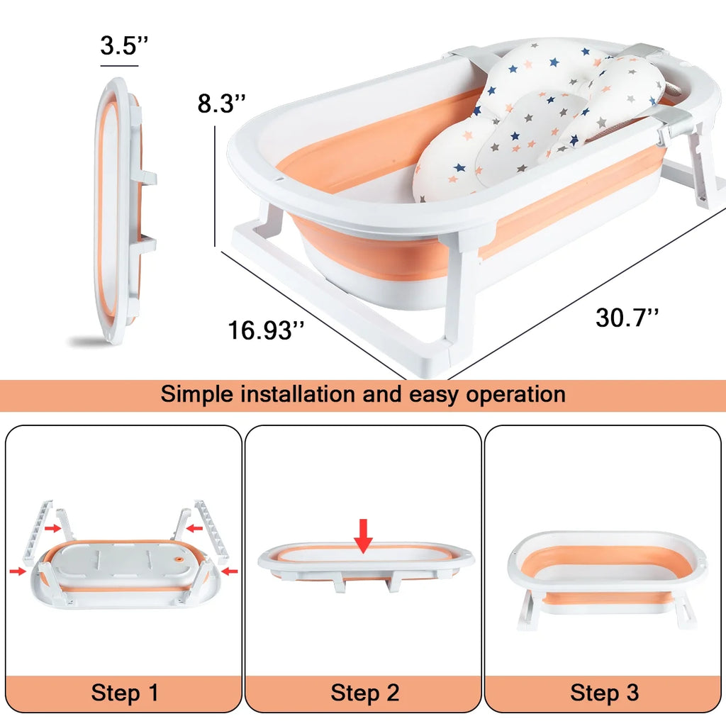 Portable Newborn Infant Bathtub, babies toys