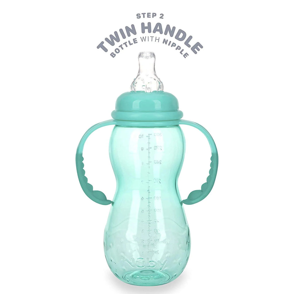 Baby Bottle with Nipple (3 Pack) 