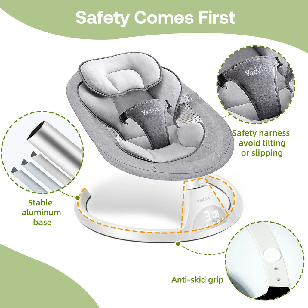  Electric Baby Swing with Bluetooth