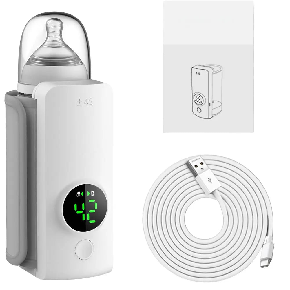 Portable Bottle Warmer Rechargeable with Accurate Temperature 