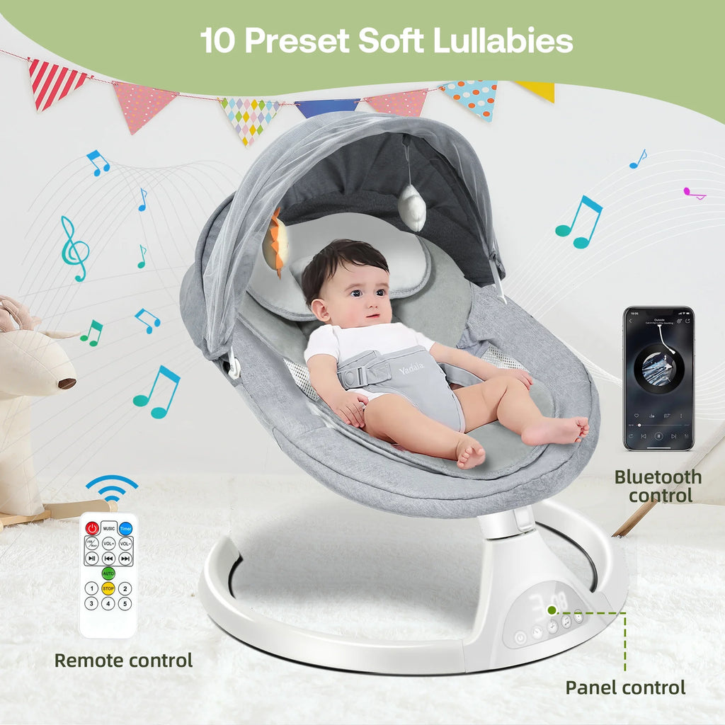  Electric Baby Swing with Bluetooth