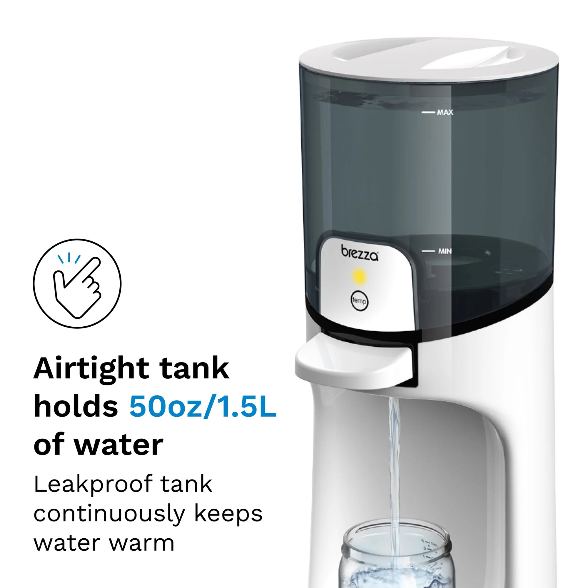 Instant Bottle Warmer for Formula Bottles, with 3 perferct temperature