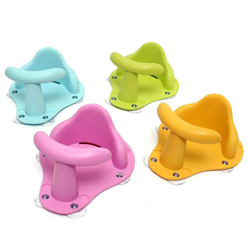 Baby Bath Seat for Newborns - Antislip Plastic Infant Bath Tub Chair