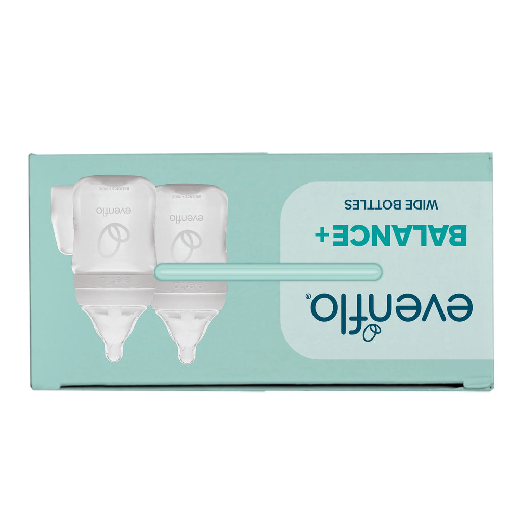 Balance Wide Neck Baby Bottles Clear 