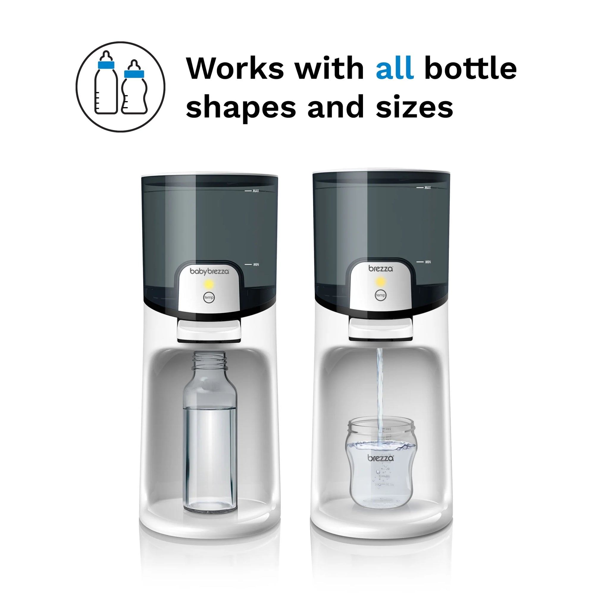 Instant Bottle Warmer for Formula Bottles, with 3 perferct temperature