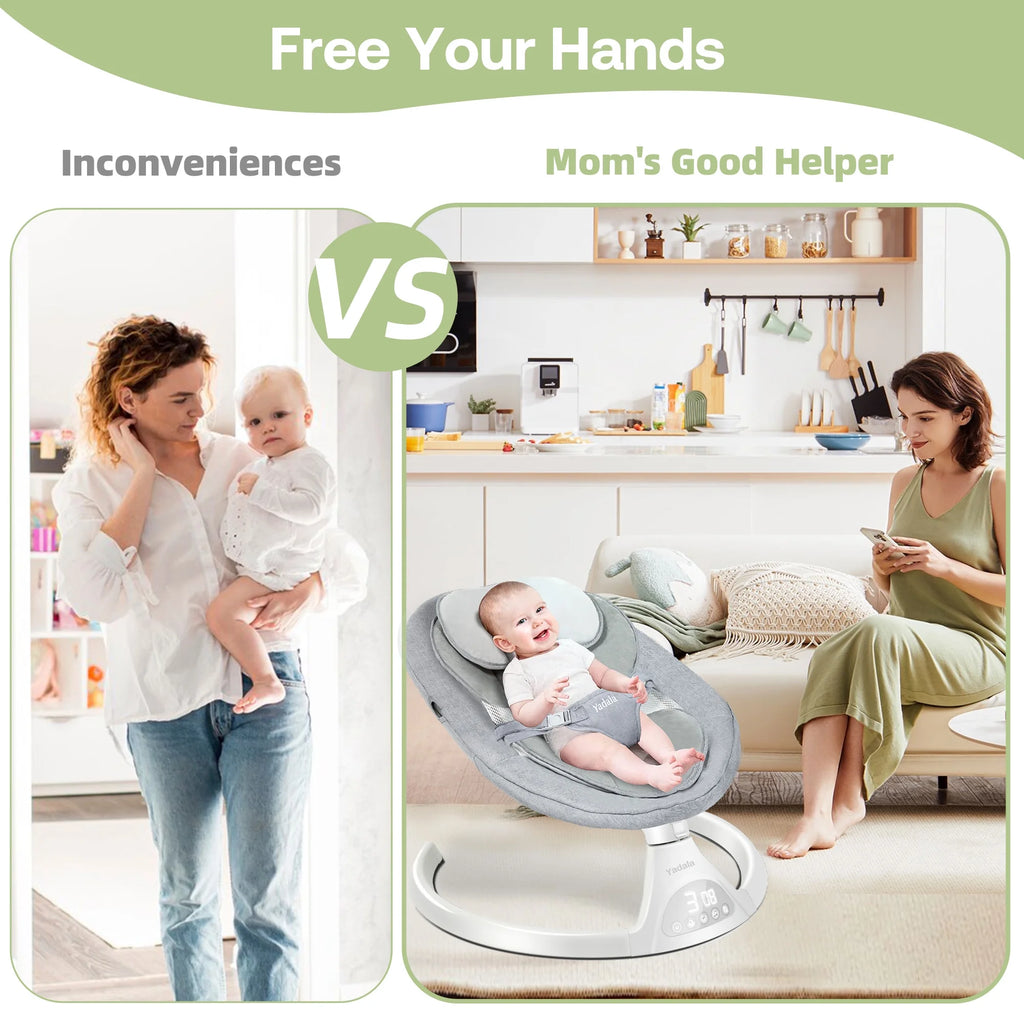  Electric Baby Swing with Bluetooth