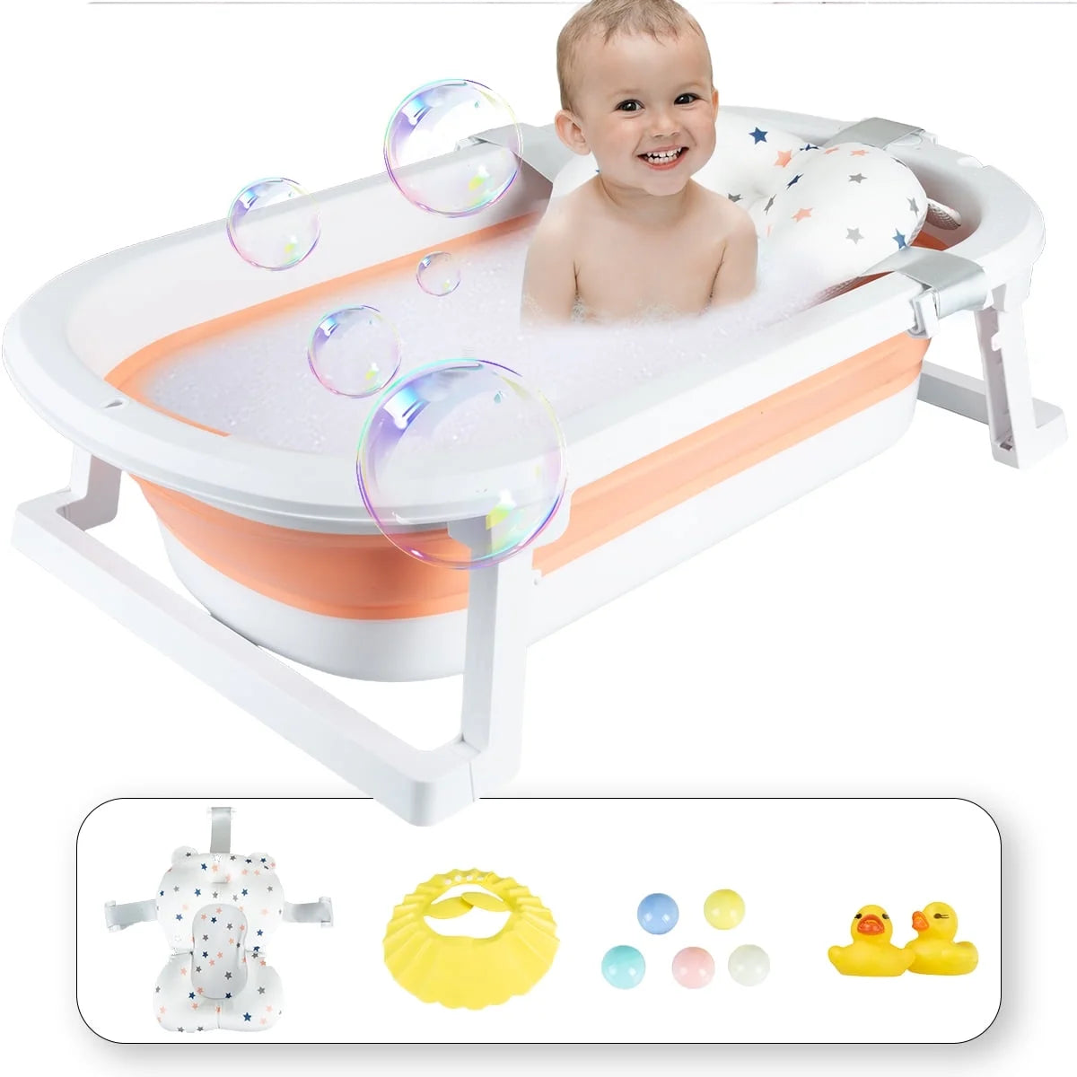 Portable Newborn Infant Bathtub, babies toys