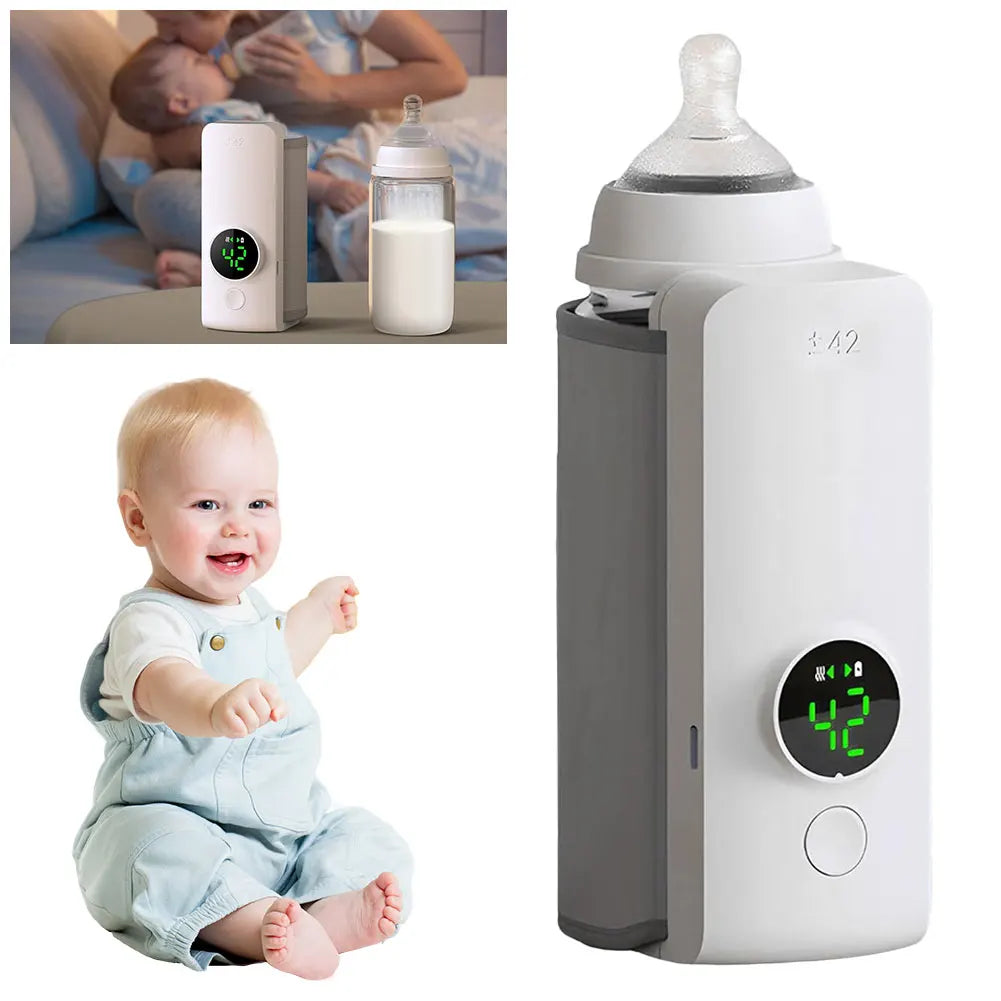 Portable Bottle Warmer Rechargeable with Accurate Temperature 