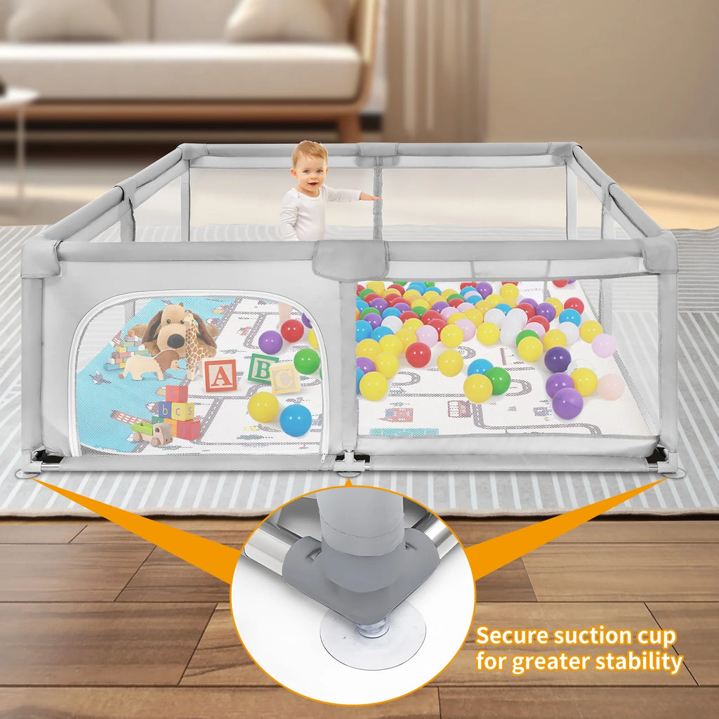 Playpen Crawling Mat for Kid Boys Girls 