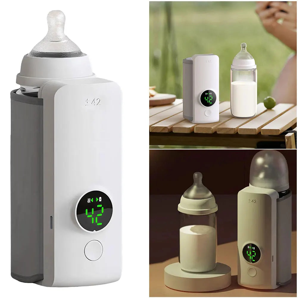 Portable Bottle Warmer Rechargeable with Accurate Temperature 