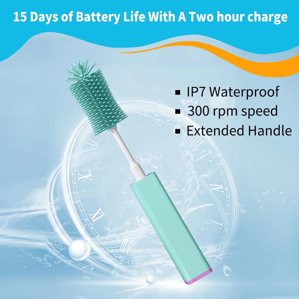 Silicone Electric brush For Baby Bottle Cleaning