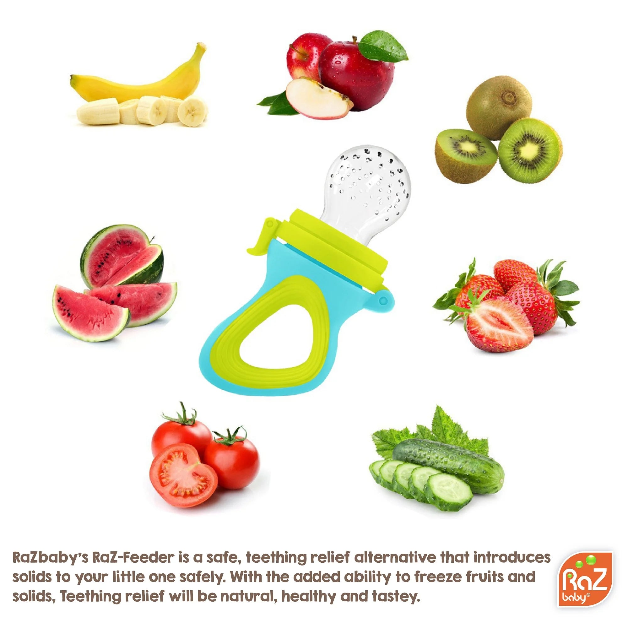 Silicone Pacifier For Fruit Pacifier, Add Frozen Fruit or Fresh Food