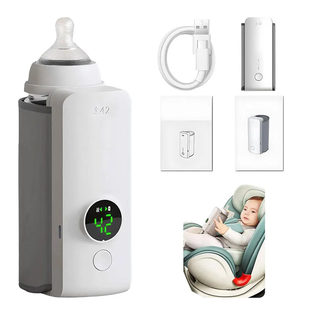 Portable Bottle Warmer Rechargeable with Accurate Temperature 