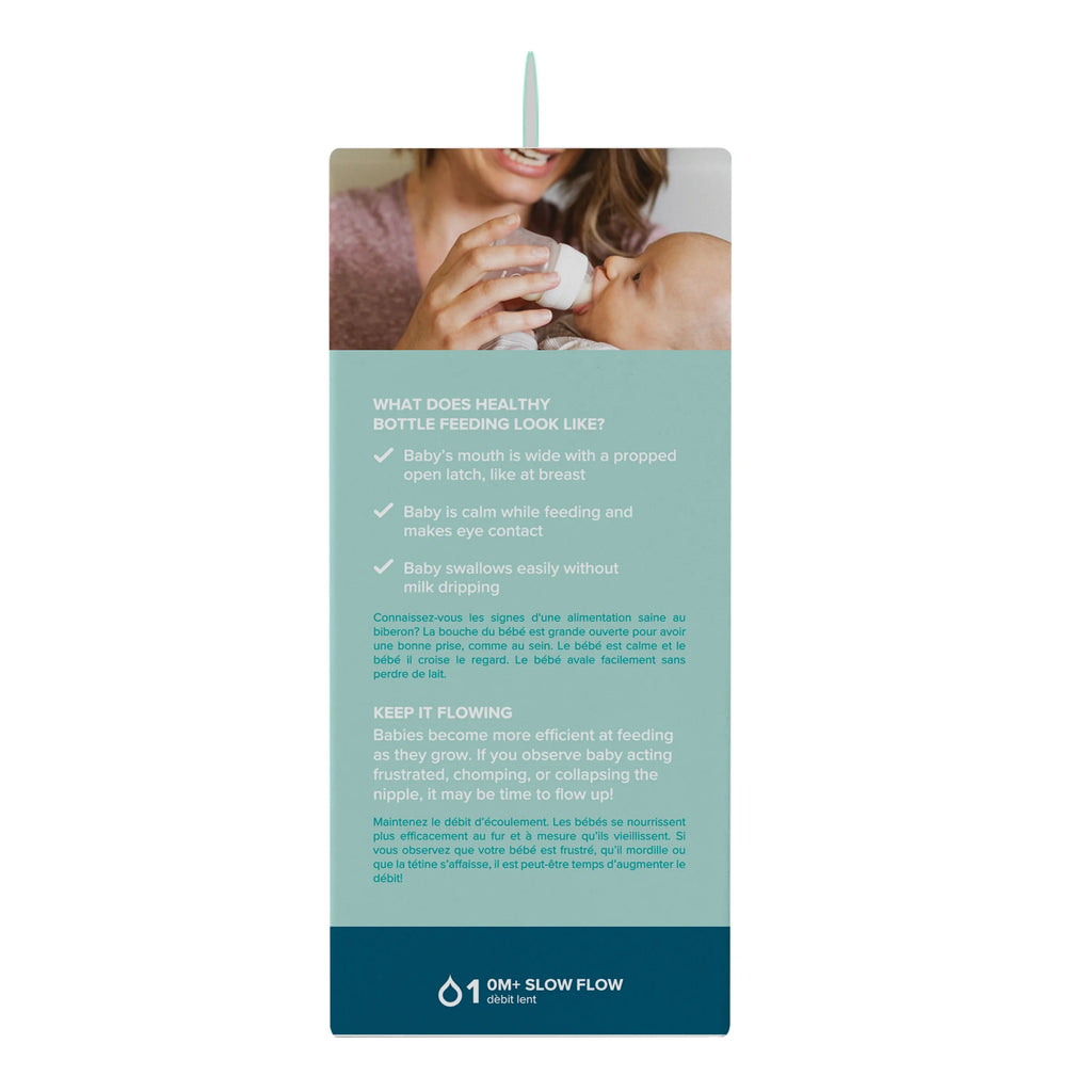 Balance Wide Neck Baby Bottles Clear 